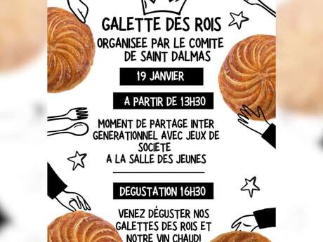 Galette des Rois comité des fêtes de St Dalmas