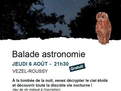 Balade astronomie