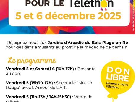 Ensemble on fait bouger les lignes - pour le Téléthon