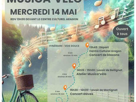 Musicavélo - Des scènes ouvertes itinérantes à vélo sur la Voie douce !