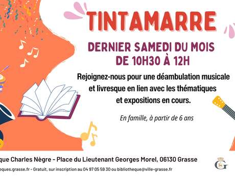 Tintamarre : déambulation musicale et livresque à partir de 6 ans