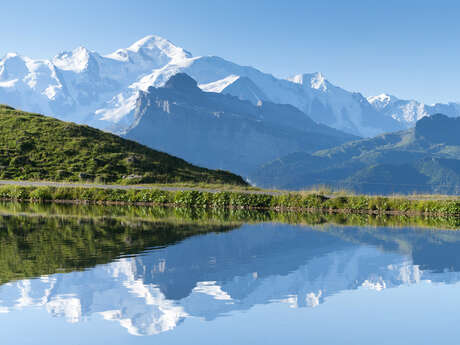 Itinéraire pédestre :  Le Lac de Nyon depuis le Col de Joux Plane