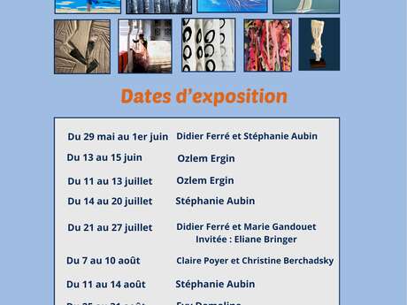Ausstellungen 2025 Horizons Artistiques von Rivedoux-Plage