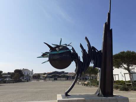Esplanade de la Mer du marché de Rivedoux