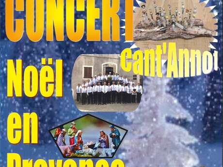 Concert Chorale Cant' Annot : Noël en Provence