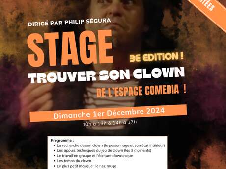 Stage Théâtre « Trouver son clown » 3e édition