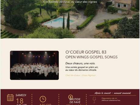 Concert : Deux chœurs, une voix - musique gospel