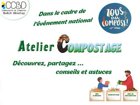 Atelier compostage - Découvrez, partagez... conseils et astuces !