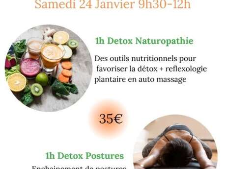 Detox-Workshop geleitet von Stéphanie Desaint, Heilpraktikerin (Naturheilkunde)