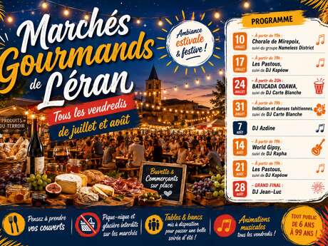 Marchés gourmands de Léran