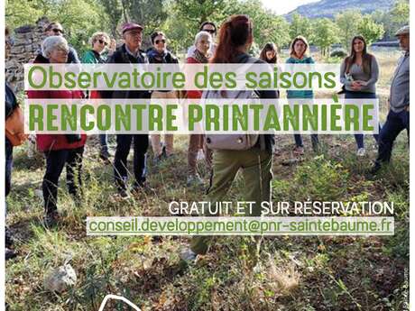 #RDVduParc • Observatoire des saisons, rencontre printanière