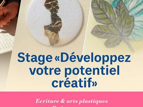 Stage créatif 3 matinées à Anduze : expression artistique, recyclage créatif, écriture...