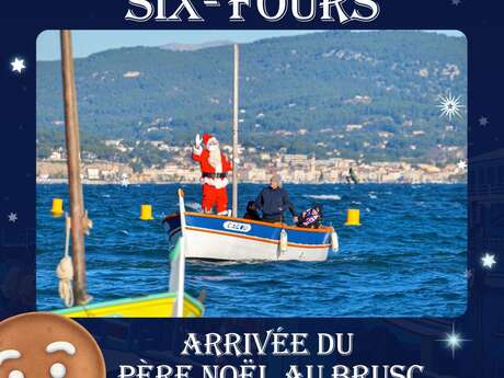 Arrivée du Père Noel au Brusc