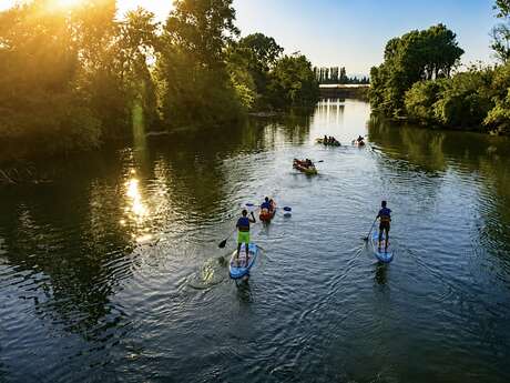 Location de Paddle & Paddle géant en rivière by Kayak Paddle fréjus