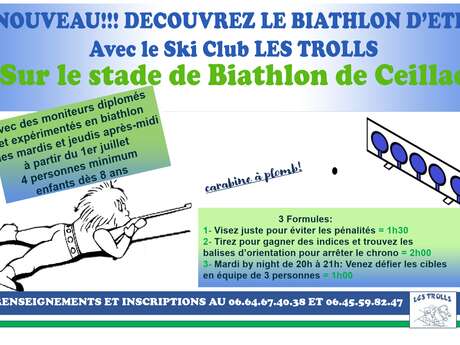 Biathlon Estival - Ski club Nordique & biathlon Les Trolls