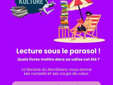 MJC - L'Apéro Kulture - Lecture sous le parasol : quels livres mettre dans sa valise cet été ?