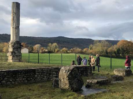 Visite guidée des vestiges du temple