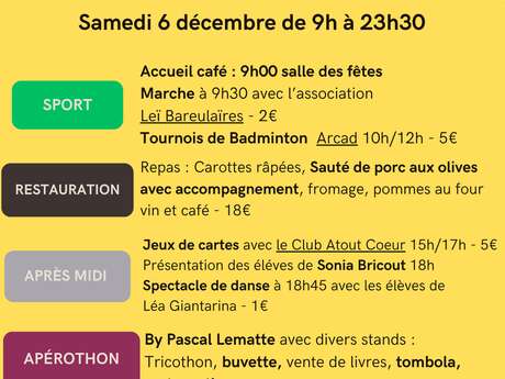 Téléthon à  Caderousse : Innover pour guérir