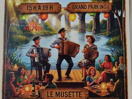 Après-midi musette au bord de l'eau