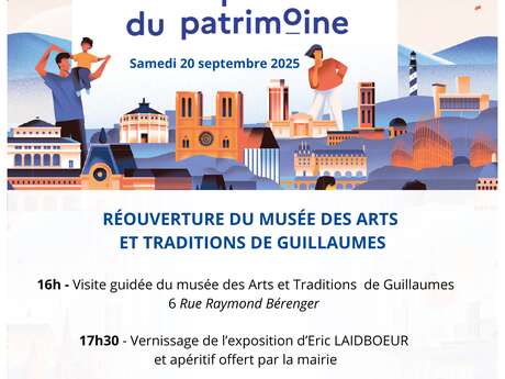 RÉOUVERTURE DU MUSÉE DES ARTS ET TRADITIONS DE GUILLAUMES
