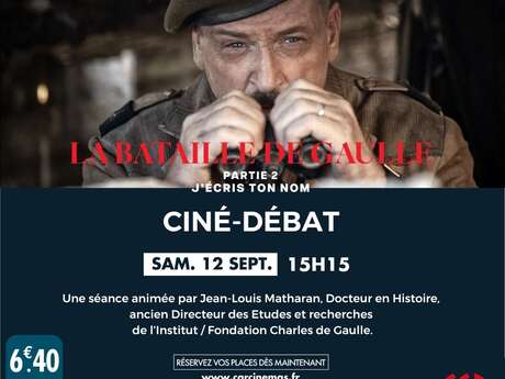 Proyección y debate de la película: LA BATALLA DE DE GAULLE, PARTE 2: ESCRIBO TU NOMBRE