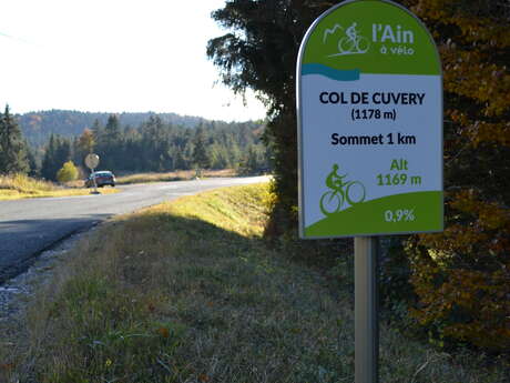 Col de Cuvéry von Vouvray aus (Valserhône)