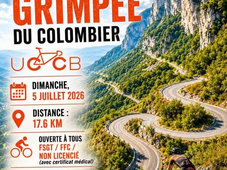 Course cycliste : Grimpée du Grand Colombier