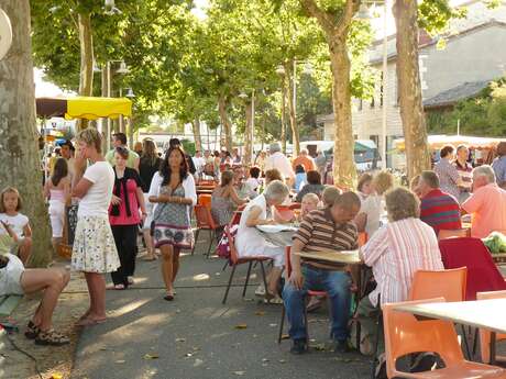 Marchés gourmands de l'été