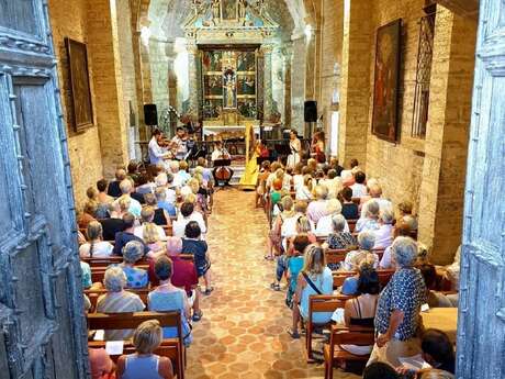 Festival Musique cordiale concert de midi30 gratuit - chapelle des Cyprès - Fayence