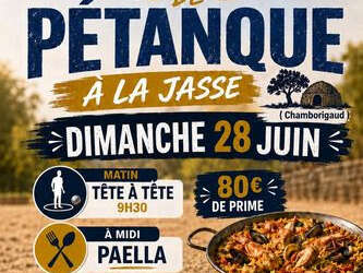 Concours de Pétanque & de Belote à La Jasse