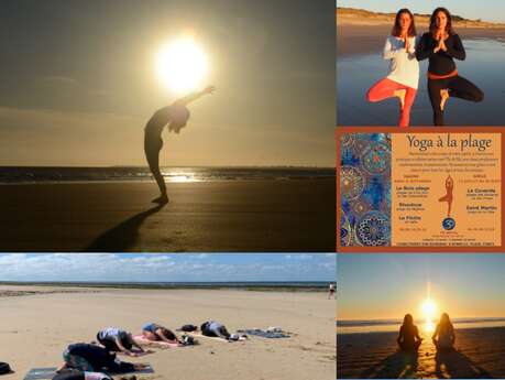 Yoga am Strand in Rivedoux