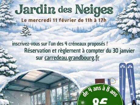 Jardin des neiges à Carré d'Eau