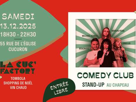 La Nocturne : comedy club, shopping & vin chaud à Cucuron