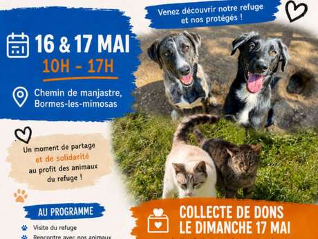 Journées Portes Ouvertes au refuge animalier de Manjastre