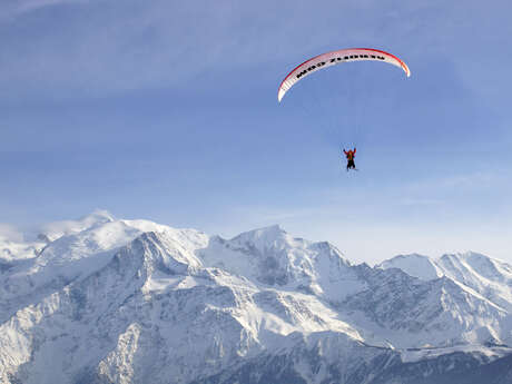 Baptême en parapente sur la chaîne des Fiz