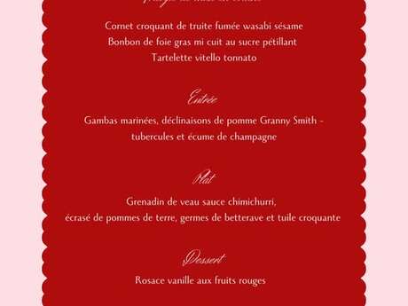 Fêtez la Saint Valentin Chez Nono