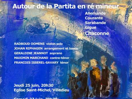 Concert : Bach – Sei Solo : « autour de la Partita en ré mineur »