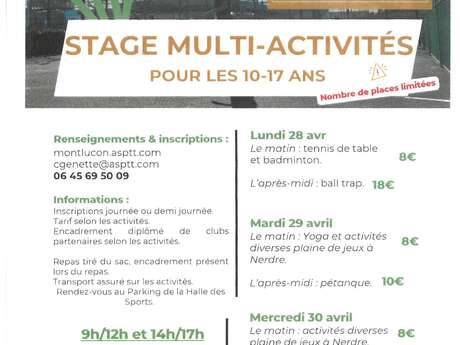 Stage multi-activités