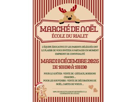 Marché de Noël à l'Ecole du Rialet