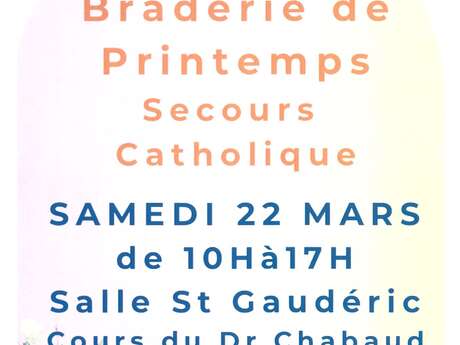 Braderie de printemps secours catholique
