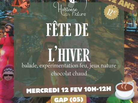 Fête de l'hiver enfant et jeux