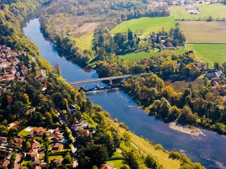 Vue sur le fleuve Loire, de Veauche