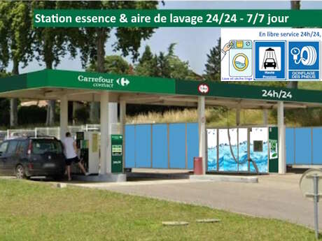 Aire de lavage automobile