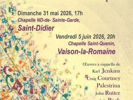 Concert de printemps par l'Ensemble Vocal Grimaud