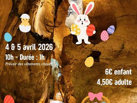 Chasse aux oeufs dans la Grotte