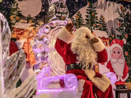 Photos avec le Père Noël et stand de maquillage