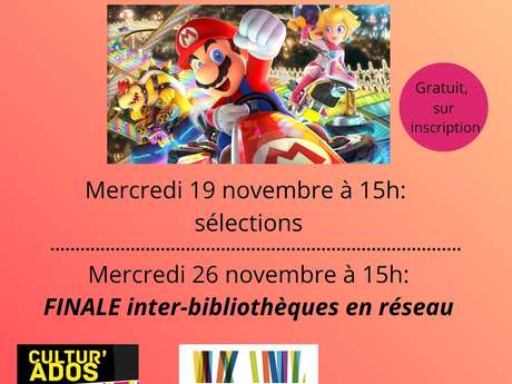 Tournoi de Mario Kart inter-bibliothèques