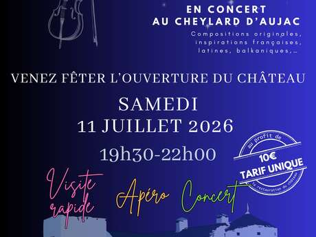 Concert - Un duo à trois - au Château d'Aujac