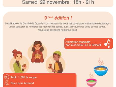 Soirée Soupes du monde - 9e édition