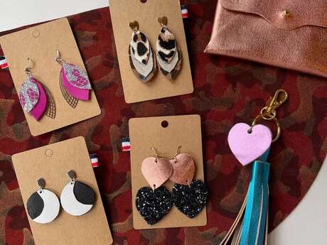 Atelier Cuir - Fabriquez vos Boucles d'Oreilles ou Bijoux en Cuir